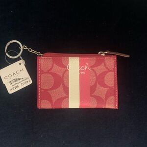 Coach Small Wallet / Coin Purse with Keychain